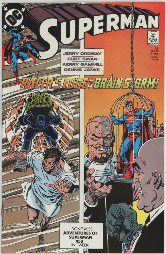 Superman #35 (1987) - 9.2 NM- *Visions of Grandeur*