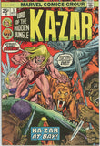 Ka-Zar #5 (1974) - 6.5 FN+ *A Man-God Unleashed*