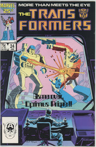 Transformers #24 (1984) - 9.0 VF/NM *Cool Video Game Cover*