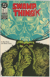 Swamp Thing #75 (1982) - 9.4 NM *The Thinker/V for Vendetta Ad*