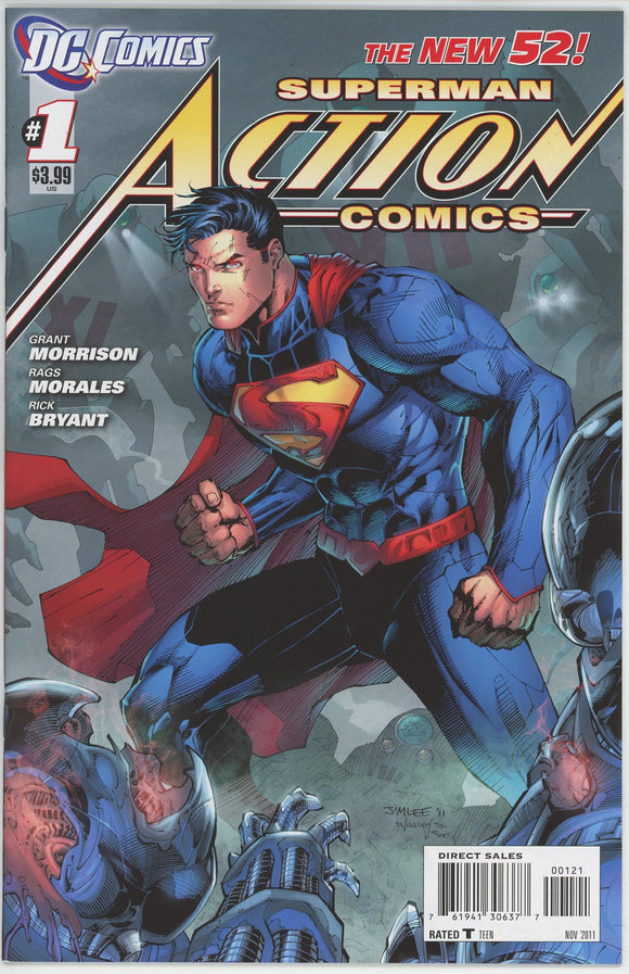 Action Comics #1 (2011) - 9.4 NM *Jim Lee Variant Cover* New 52