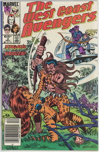 West Coast Avengers #3 (1985) - 7.0 FN/VF *Kraven Vs Tigra* Newsstand