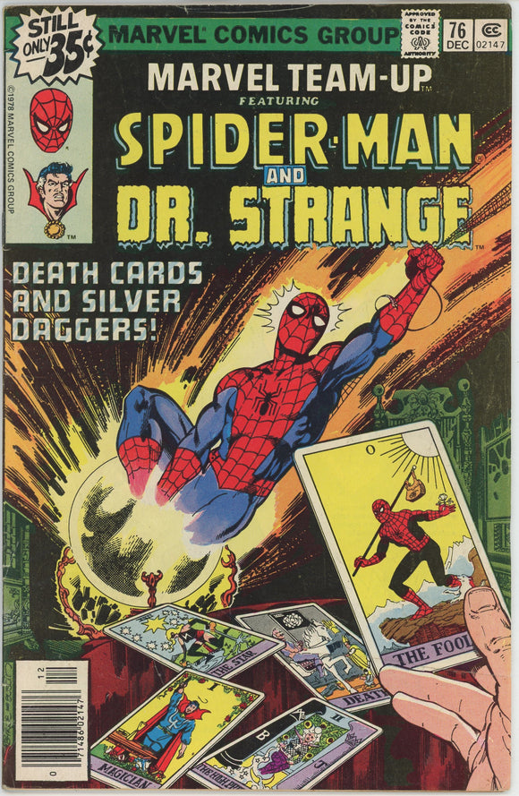 Marvel Team Up #76 (1972) - 4.0 VG *Spider Man/Doctor Strange*