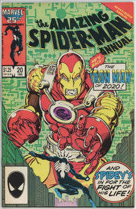 Amazing Spiderman Annual #20 (1963) - 8.0 VF *Great Story/Iron Man 2020*