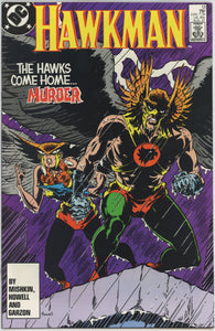 Hawkman #13 (1986) - 9.0 VF/NM *Crosswinds*