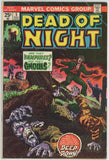 Dead of Night #5 (1973) - 4.0 VG *Deep Down* Marvel Horror