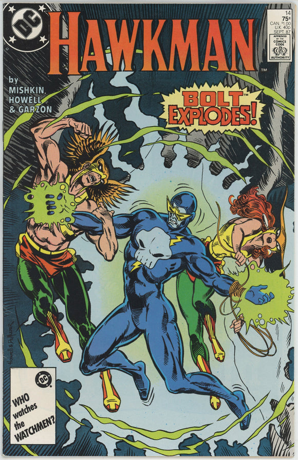 Hawkman #14 (1986) - 8.0 VF *Like a Bolt from the Blue*