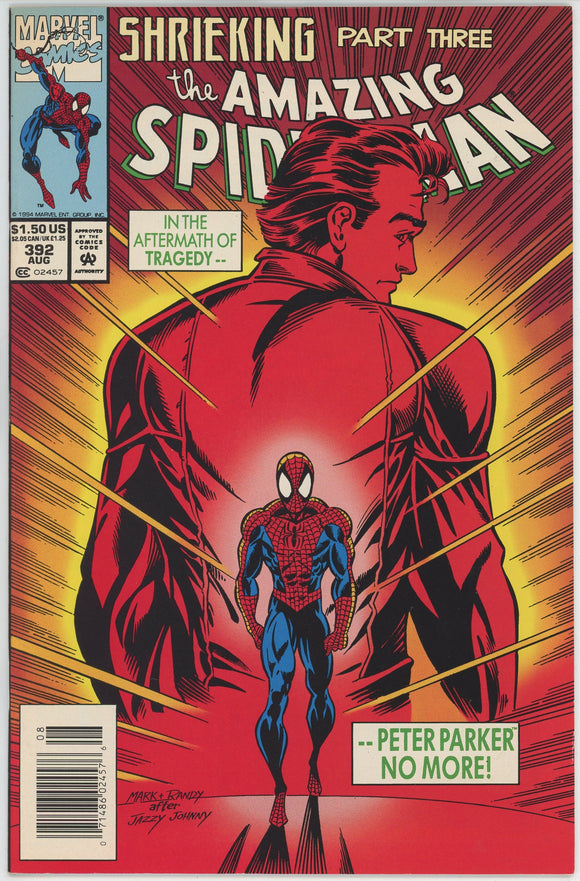 Amazing Spider Man #392 (1963) - 9.0 VF/NM *ASM #50 Homage* Newsstand