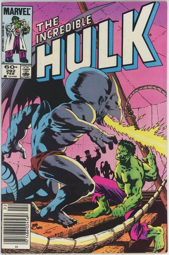 Incredible Hulk #292 (1962) - 6.0 FN *Dragon-Night*