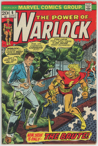 Warlock #6 (1972) - 4.0 VG *1st App Counter-Earth Fantastic Four*