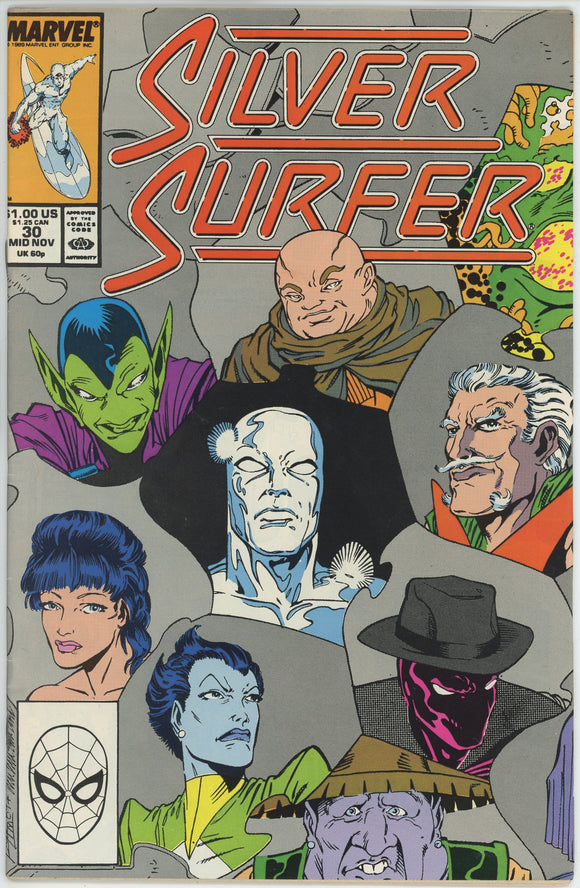 Silver Surfer #30 (1987) - 6.5 FN+ *Running Down like Clockwork*