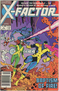 X-Factor #1 (1986) - 6.0 FN *1st Appearance Firefist* Newsstand