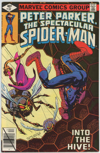 Spectacular Spider-Man #37 (1976) - 9.2 NM- *Into the Hive/Swarm*