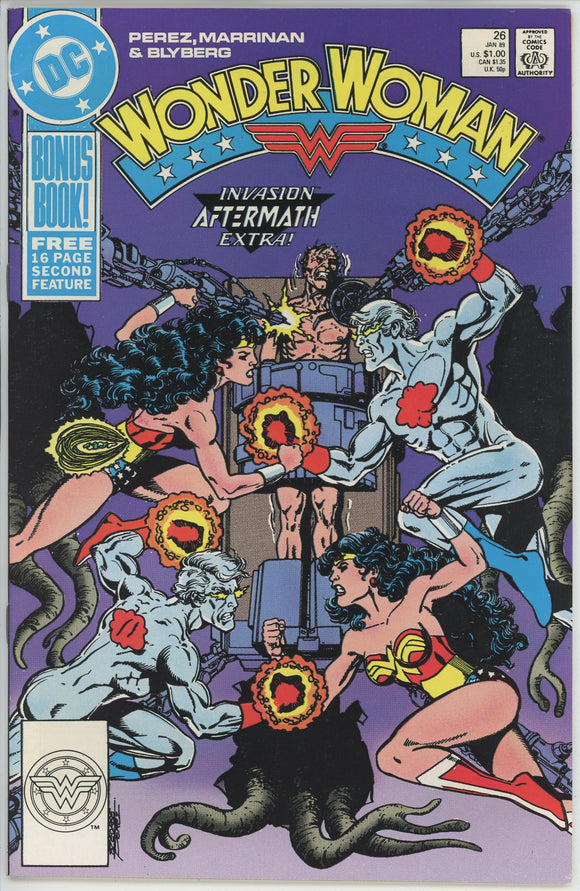 Wonder Woman #26 (1987) - 7.5 VF- *Invasion: Aftermath*