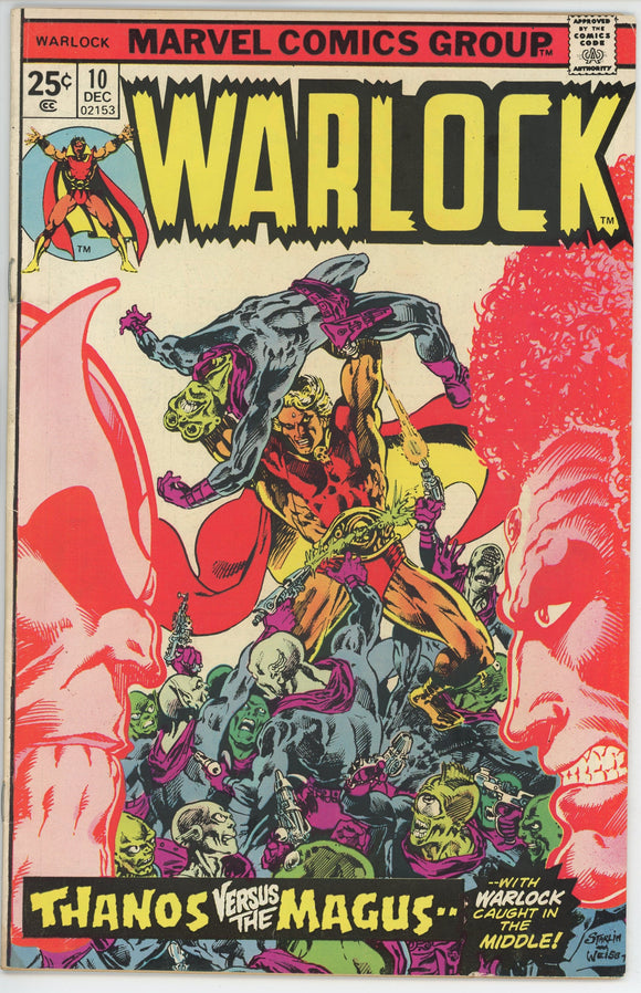 Warlock #10 (1972) - 6.5 FN+ *Warlock Fights Alongside Thanos/Classic Story*