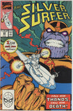 Silver Surfer #34 (1987) - 8.0 VF *Thanos Return*