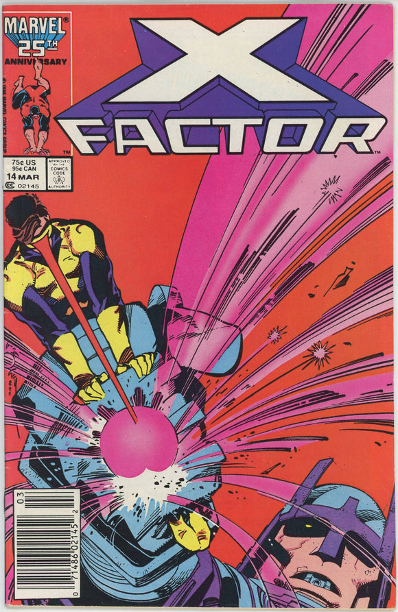 X-Factor #14 (1986) - 7.0 FN/VF *The Mutant Program/Great Story* Newsstand