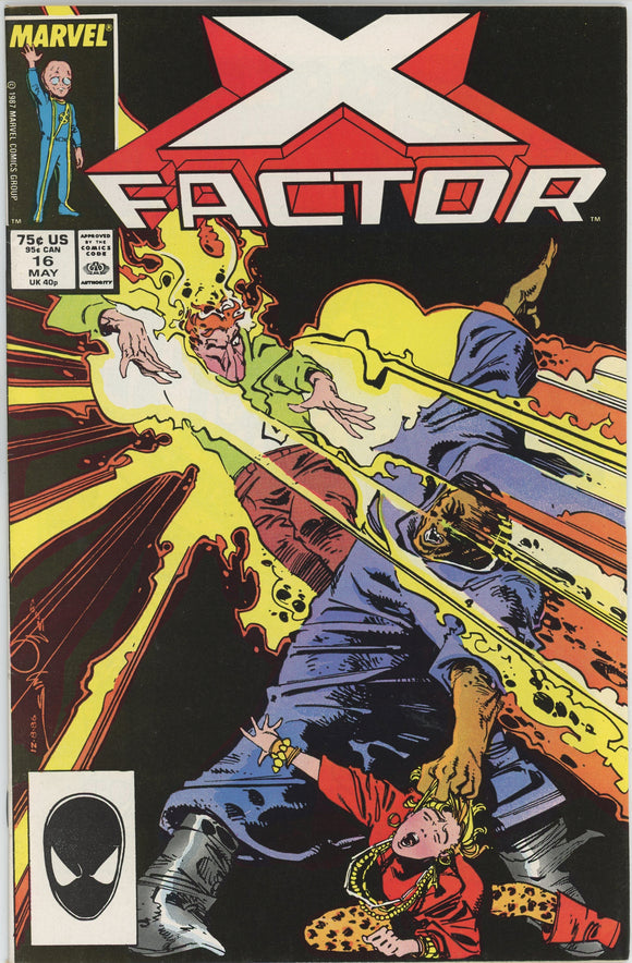 X-Factor #16 (1986) - 9.0 VF/NM *Playing with Fire*