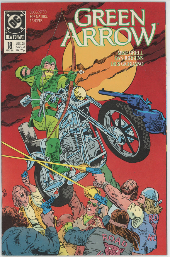 Green Arrow #18 (1987) - 9.6 NM+ *The Horse Man*