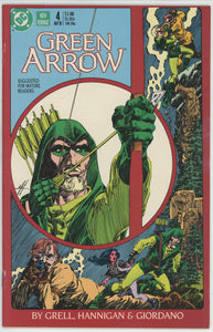 Green Arrow #4 (1987) - 8.5 VF+ *The Champions*