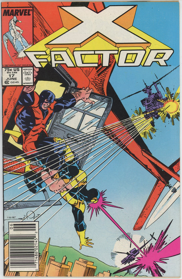 X-Factor #17 (1986) - 6.5 FN+ *1st Appearance Rictor* Newsstand