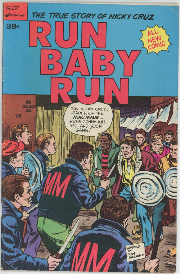 Run Baby Run #1 (1974) - 5.5 FN- *The True Story of Nicky Cruz*