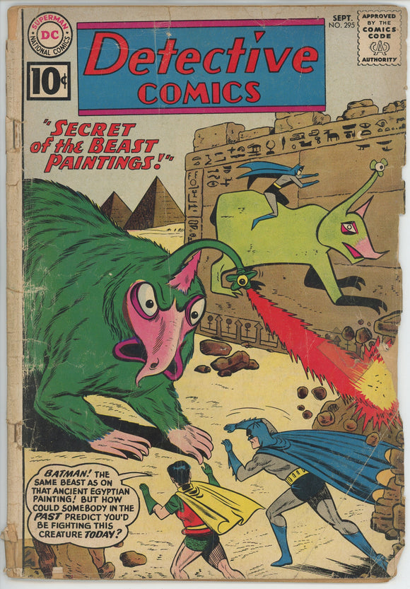 Detective Comics #295 (1937) - 1.0 FR *The Secret of the Beast Paintings*