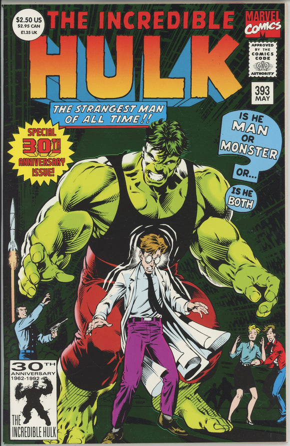 Incredible Hulk #393 (1962) - 9.0 VF/NM *30th Anniversary Issue*