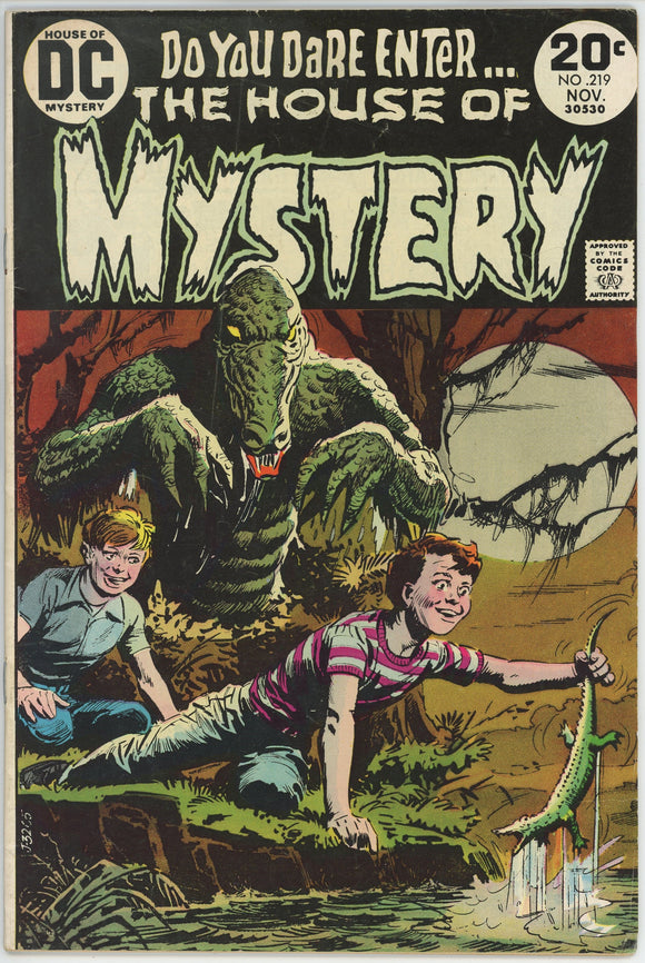 House of Mystery #219 (1951) - 5.5 FN- *The Curse of the Crocodile*