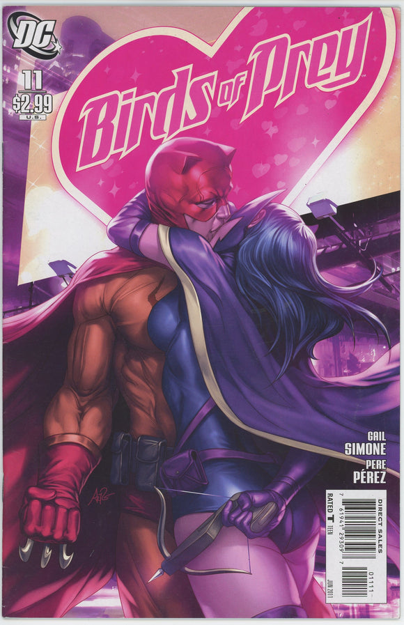 Birds of Prey #11 (2011) - 7.0 FN/VF *Great Artgerm Cover*