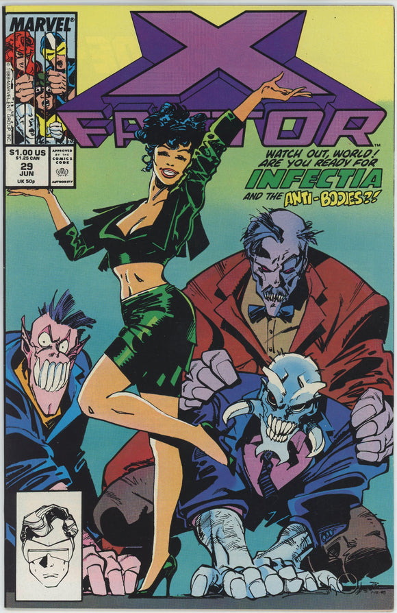 X-Factor #29 (1986) - 8.0 VF *1st Appearance Infectia*