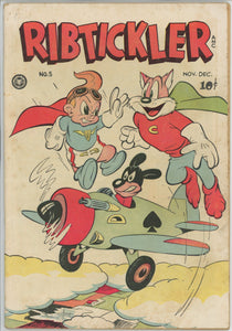 Ribtickler #5 (1946) - 4.0 VG *Cosmo Cat & Tommy Tot*