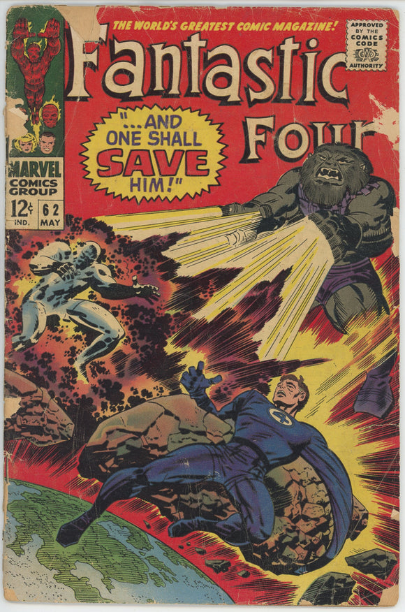 Fantastic Four #62 (1962) - 1.0 FR *1st Appearance Blastaar*