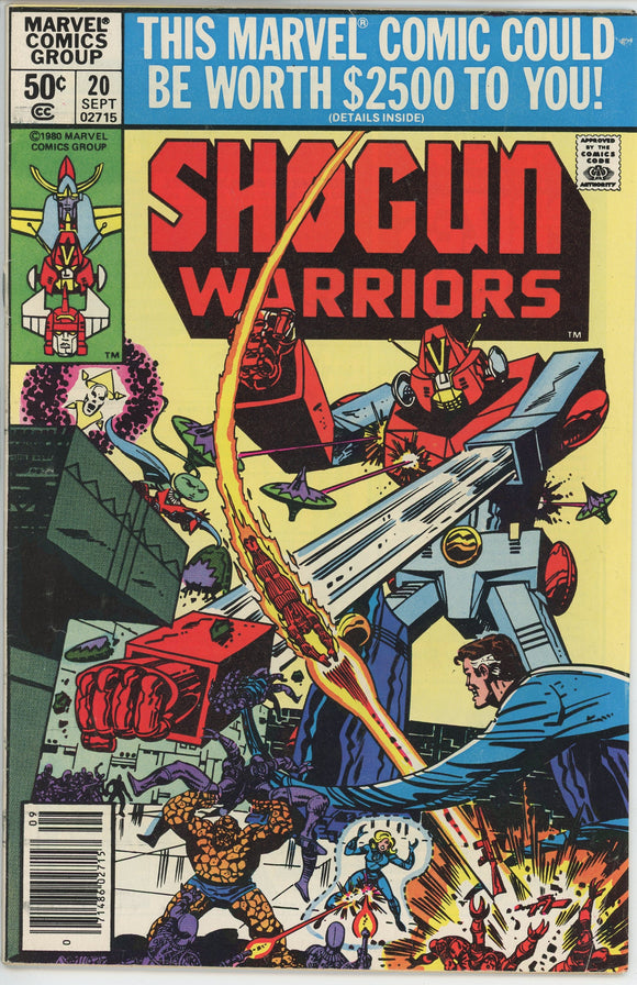 Shogun Warriors #20 (1979) - 6.0 FN *The Circle's End/Last Issue*