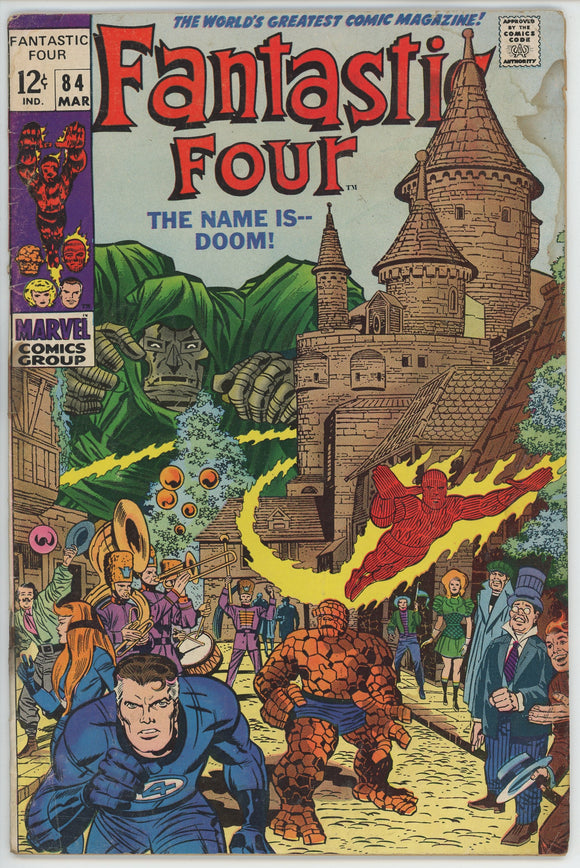 Fantastic Four #84 (1962) - 1.5 FR/GD *The Name is Doom*