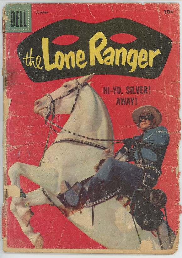 Lone Ranger #112 (1957) - 0.5 PR *Clayton Moore Photo Cover*