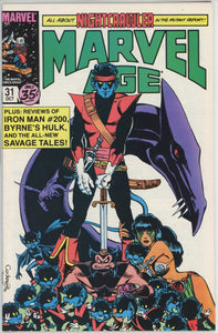 Marvel Age #31 (1983) - 6.5 FN+ *Cool Nightcrawler Cover*