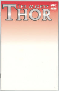 Mighty Thor #1 (2011) - 9.6 NM+ *Blank Cover Variant*