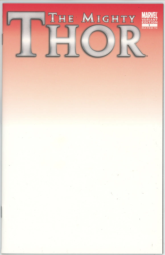 Mighty Thor #1 (2011) - 9.6 NM+ *Blank Cover Variant*