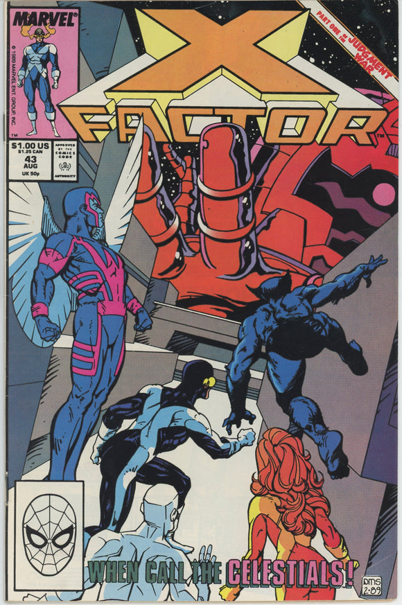 X-Factor #43 (1986) - 6.5 FN+ *Celestials/1st Appearance The Chosen*