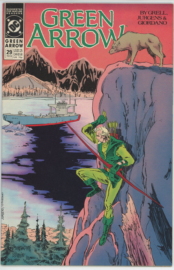 Green Arrow #29 (1987) - 9.0 VF/NM *Coyote Tears*