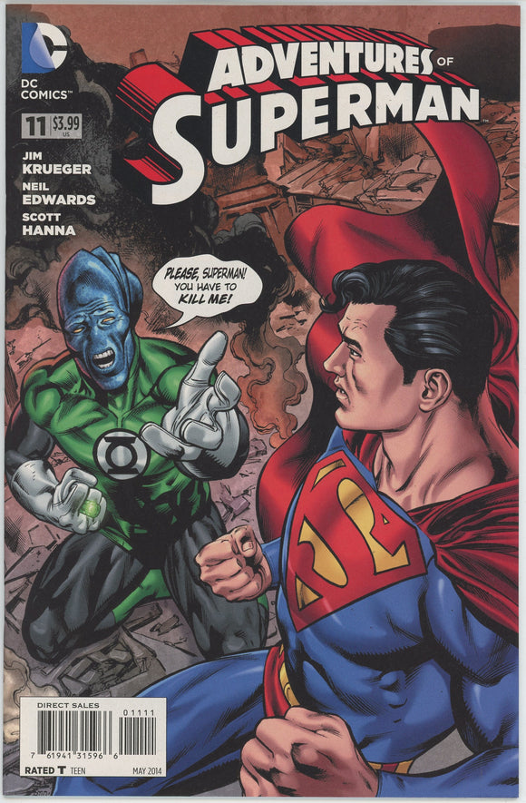 Adventures of Superman #11 (2013) - 9.6 NM+ *The Dark Lantern*