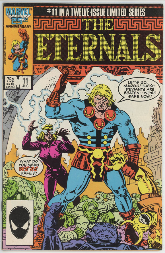 Eternals #11 (1985) - 7.0 FN/VF *Shadowplay* Newsstand