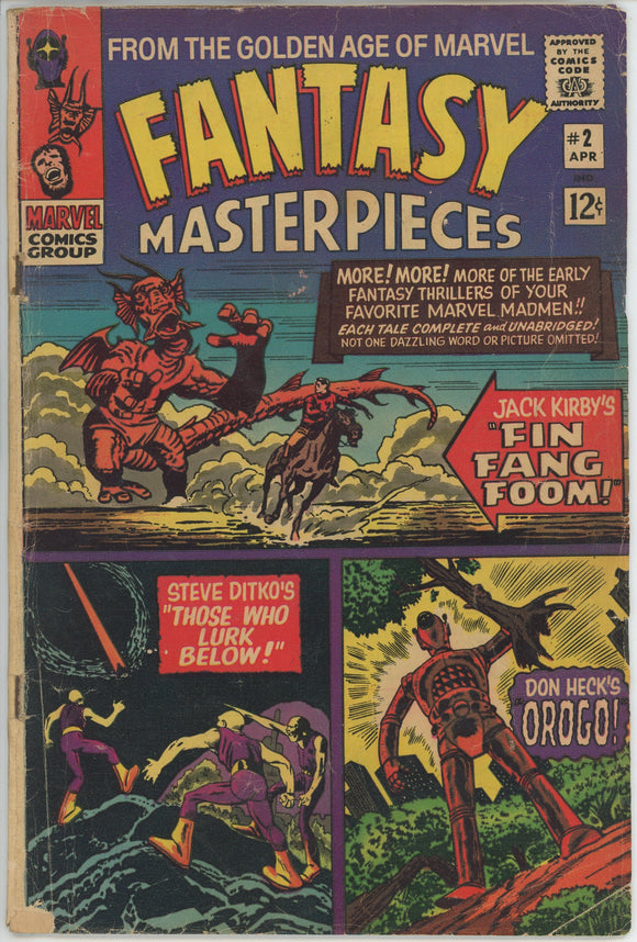 Fantasy Masterpieces #2 (1966) - 2.0 GD *Fin Fang Foom*