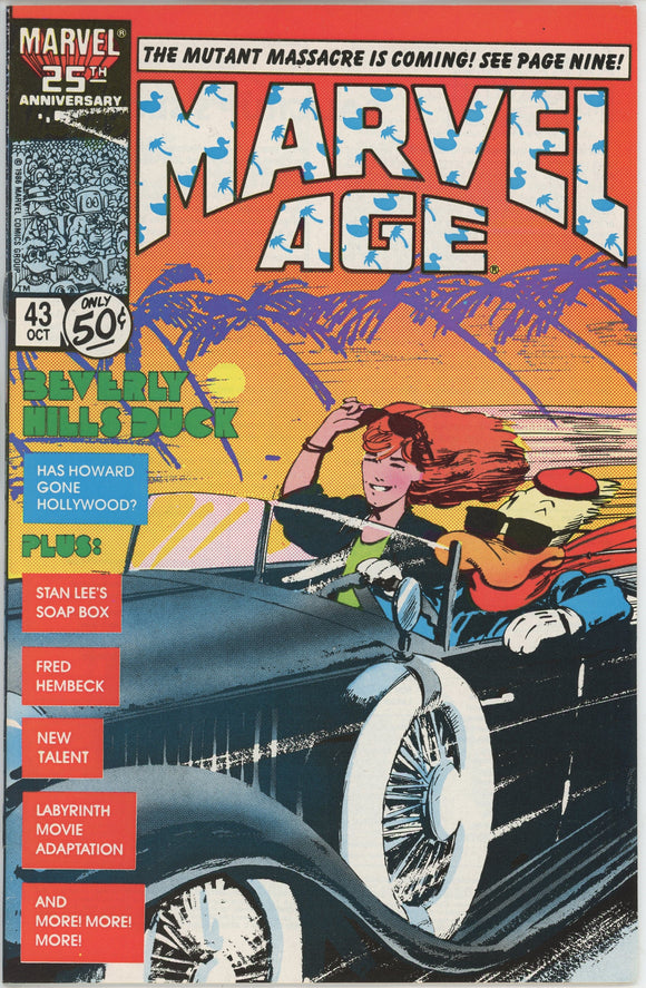 Marvel Age #43 (1983) - 7.5 VF- *X-Factor/Howard the Duck*