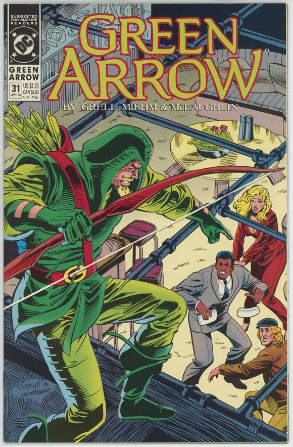 Green Arrow #31 (1987) - 8.0 VF *The Canary is a Bird of Prey*