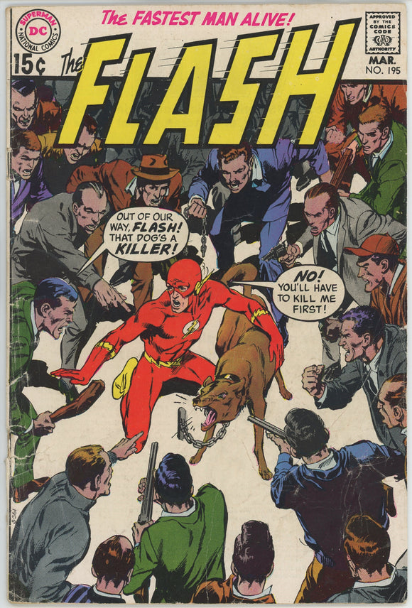 Flash #195 (1959) - 2.0 GD *Fugitive From Blind Justice*