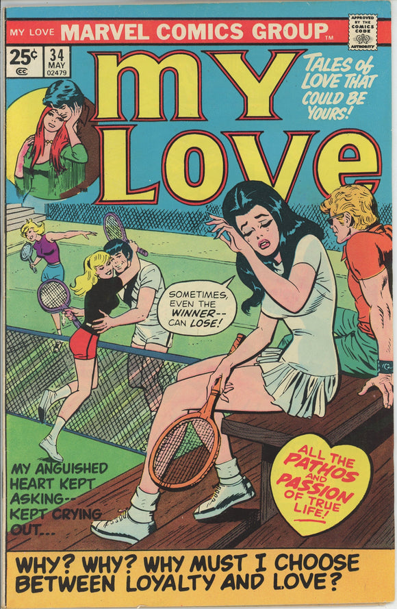 My Love #34 (1969) - 6.5 FN+ *Romita & Buscema Cover* Marvel Romance