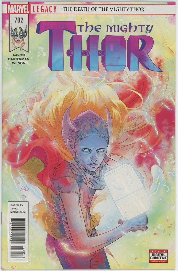 Mighty Thor #702 (2017) - 9.4 NM *Death of the Mighty Thor*