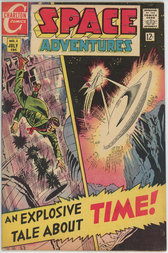 Space Adventures #2 (1967 Charlton) - 6.5 FN+ *Steve Ditko/Jim Aparo*